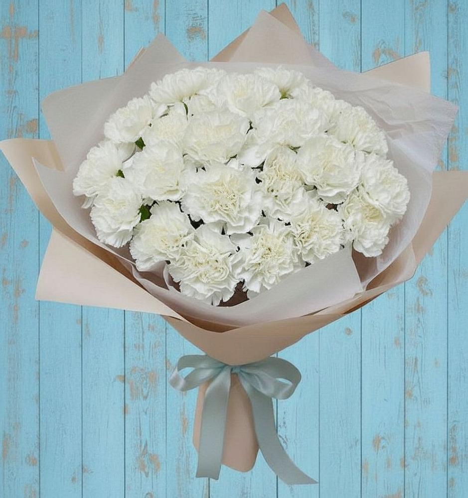 Букет цветов из: Гвоздики в Заречном Пензенской области