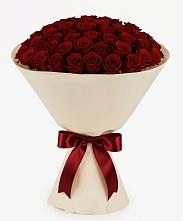Букет 101 Бордовая роза Блэк Бакарра в Заречном Пензенской области