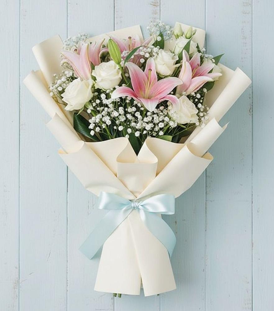 Букет цветов из: Лилии в Заречном Пензенской области