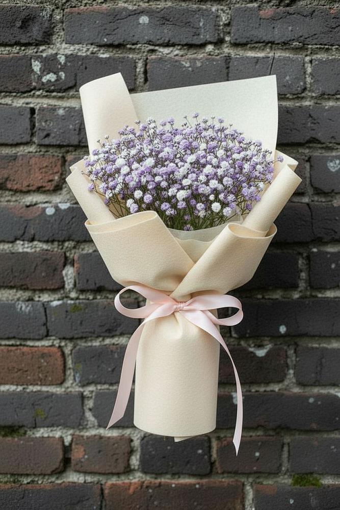 Букет цветов из: Гипсофила в Заречном Пензенской области