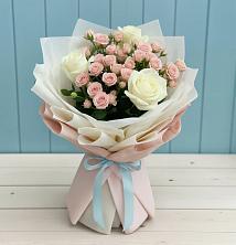 Букет цветов из:  Розы в Заречном Пензенской области