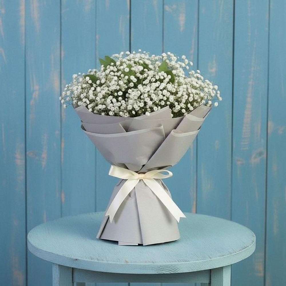 Букет цветов из: Гипсофила в Заречном Пензенской области