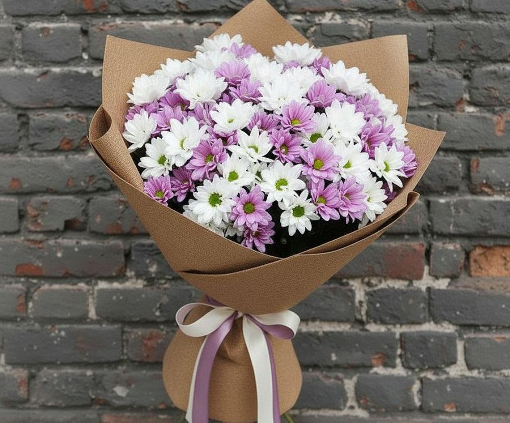 Букет цветов из: Хризантемы в Заречном Пензенской области