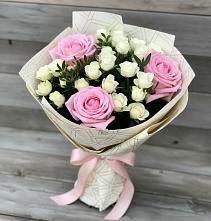Букет цветов из:  Розы в Заречном Пензенской области