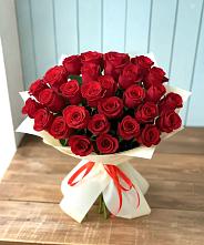 Букет 29 Красных роз в Заречном Пензенской области