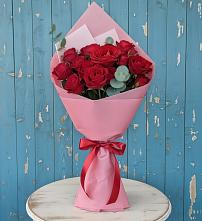 Букет цветов из:  Розы в Заречном Пензенской области