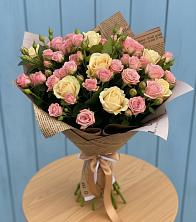 Букет цветов из:  Розы в Заречном Пензенской области