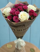 Букет цветов из:  Розы в Заречном Пензенской области