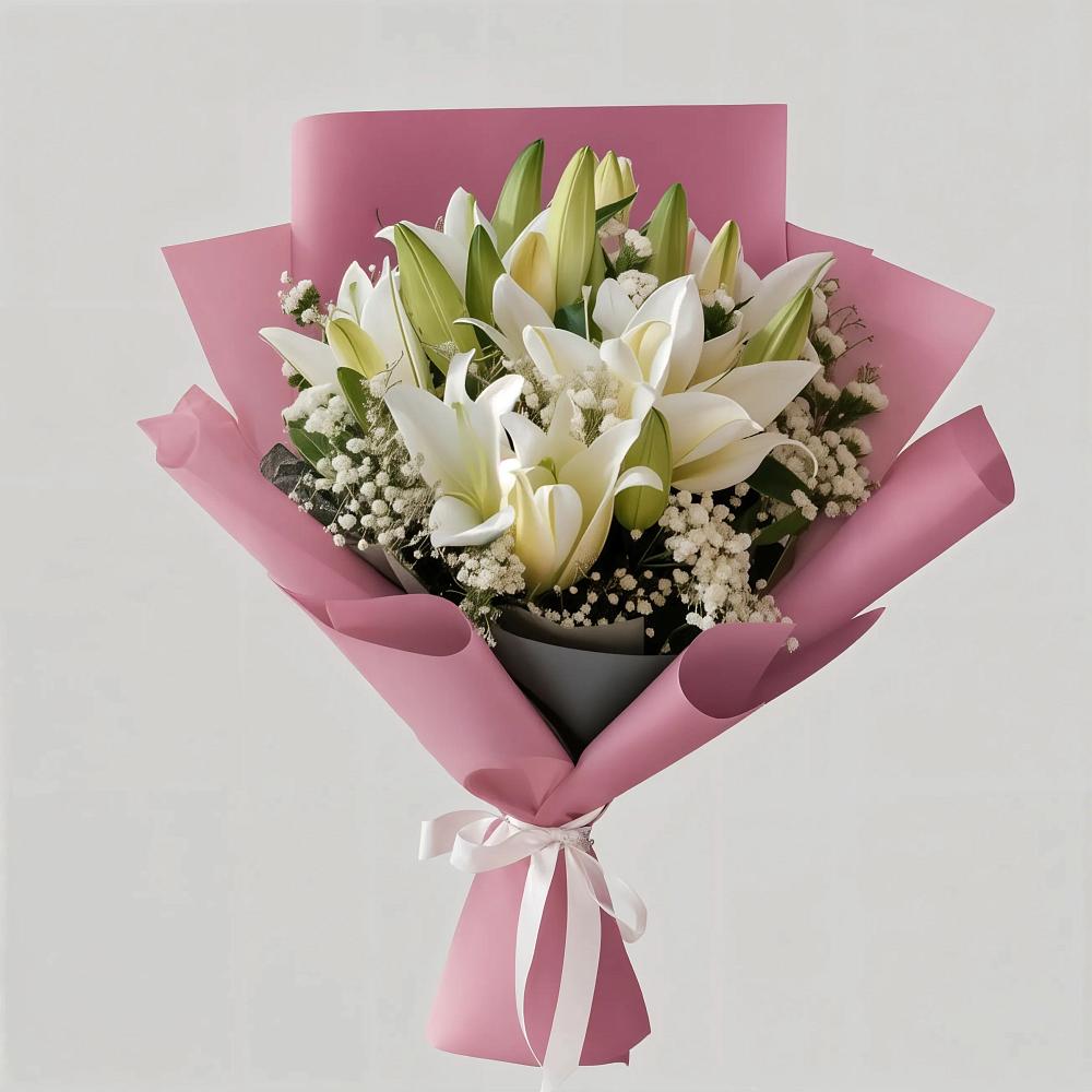 Букет цветов из: Лилии в Заречном Пензенской области