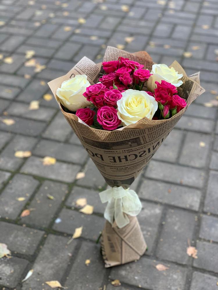 Букет цветов из: Розы в Заречном Пензенской области