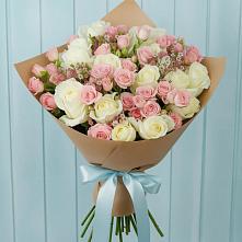 Букет цветов из:  Розы в Заречном Пензенской области